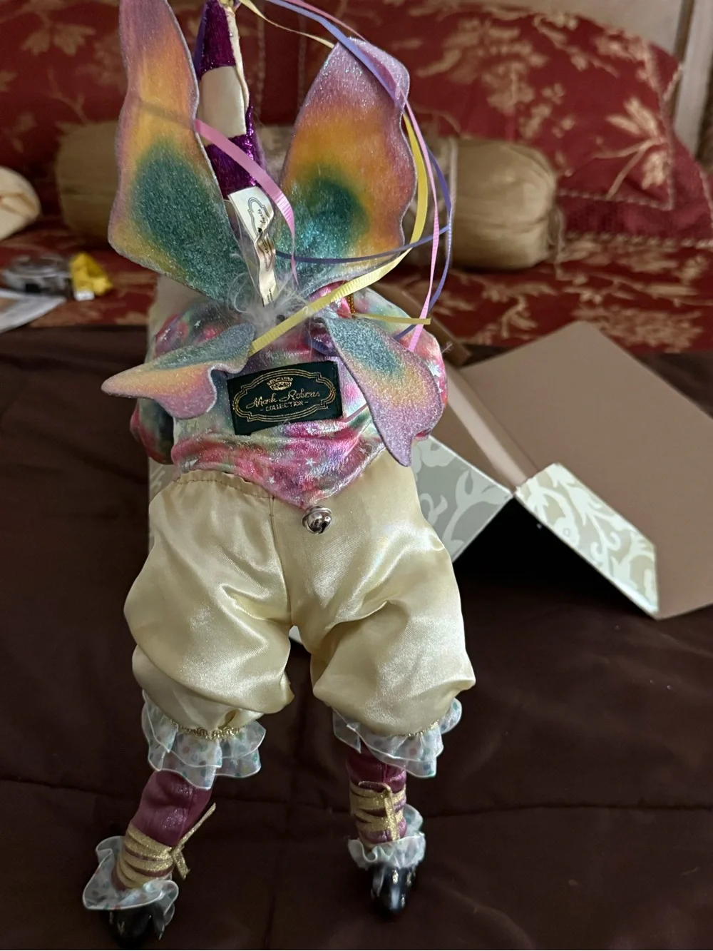 Mark Roberts Iridescent Multicolor Plush with Gold Label